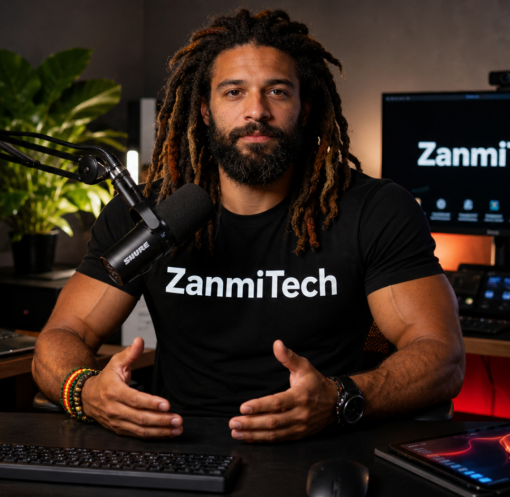 Un personne qui a le maillot ZanmiTech