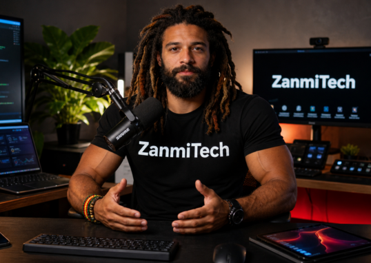 Un personne qui a le maillot ZanmiTech