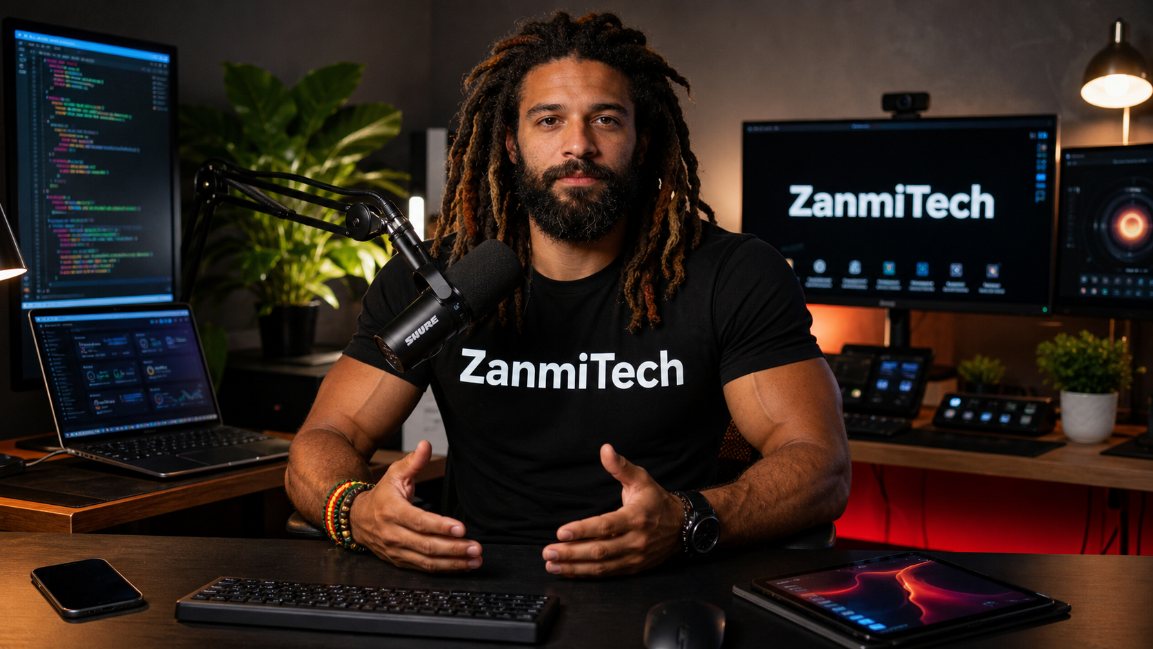 Un personne qui a le maillot ZanmiTech